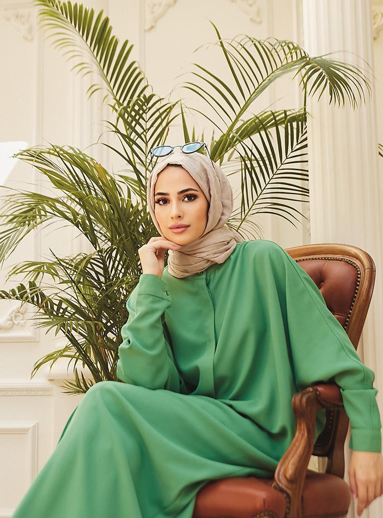 HAYA HAYA0519 Bat Sleeves Long Robe