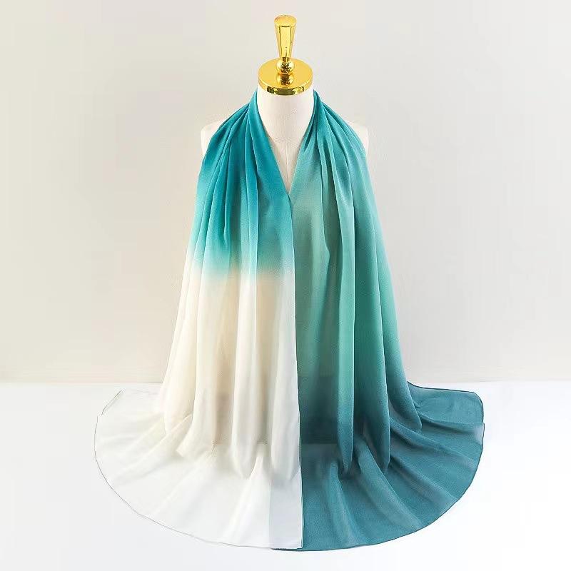 HAYA HA1148 New Gradient Chiffon Headscarf