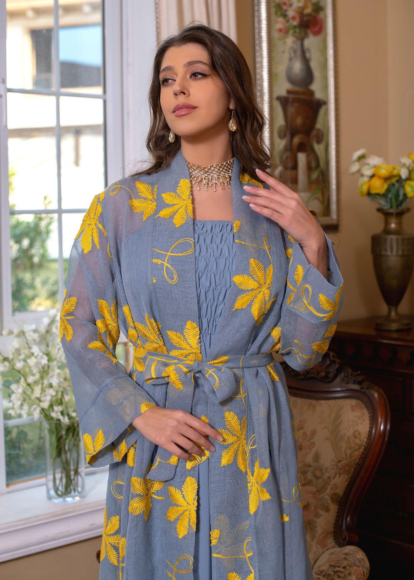 HAYA HAYA1076 2pcs Inner Dress  with Cardigan