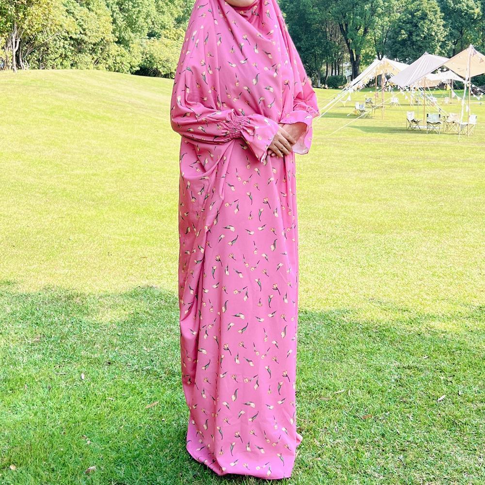 HAYA HAYA1013 Printed Dress Robe