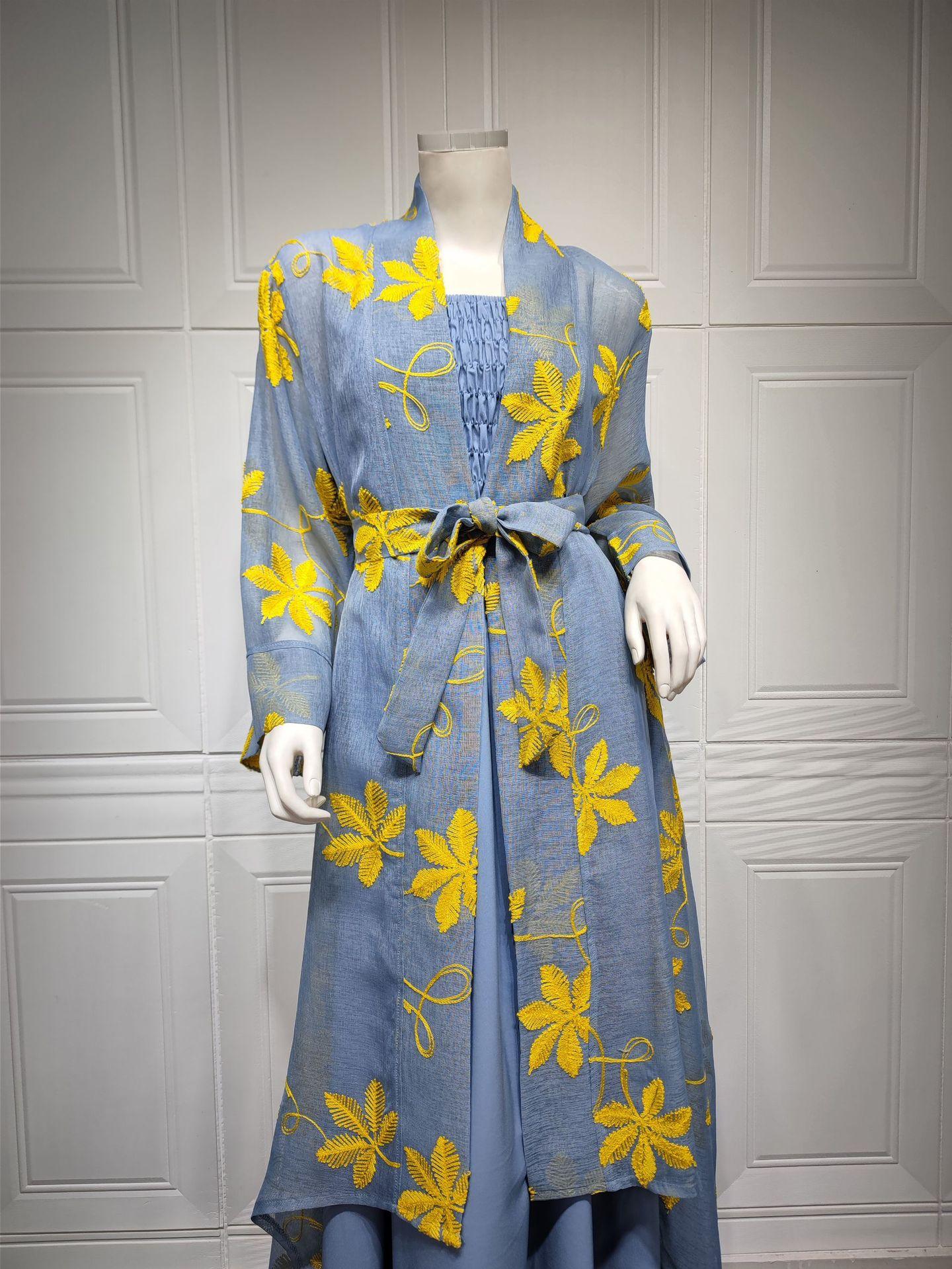 HAYA HAYA1076 2pcs Inner Dress  with Cardigan