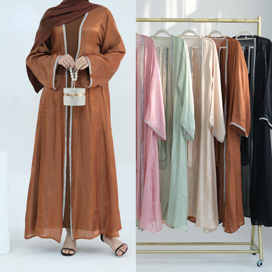 HAYA HA1185 3pcs Set Cardigan+Inner Dress+Hijab