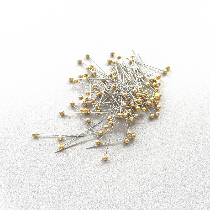 HAYA HAYA1066 100pcs/box Stainless Steel Pearl Breast Needle Scarf Button