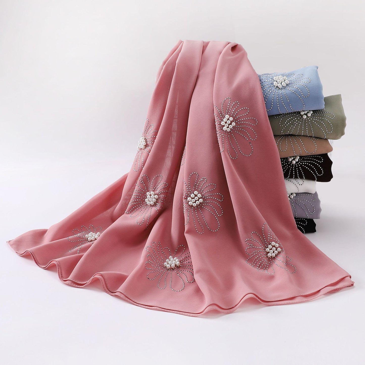HAYA HA1121 New Chiffon Long Scarf Hijab