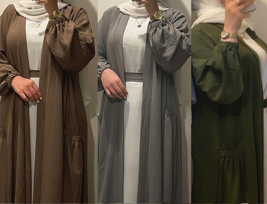 HAYA HAYA1014 Elegant Coat Long Skirt