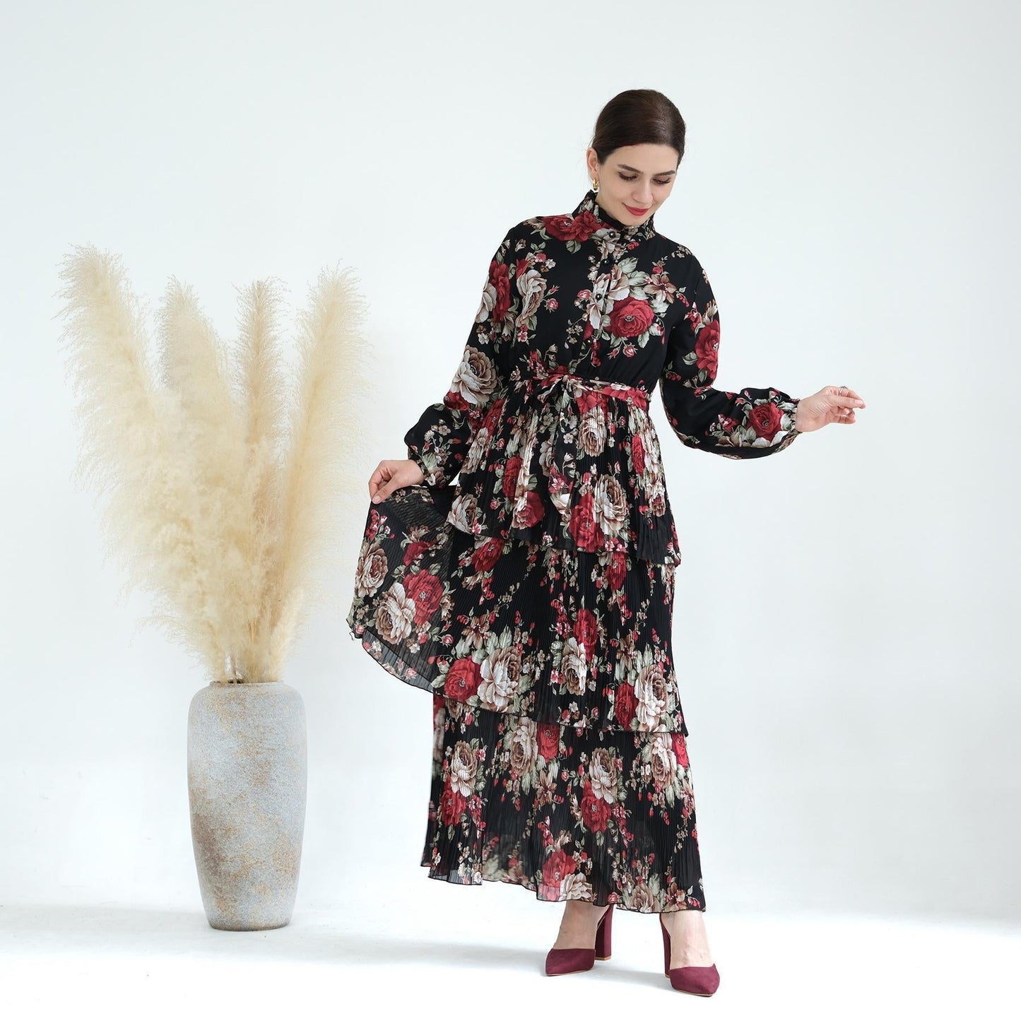 HAYA HAYA1008 Pure Beauty Printed Dress