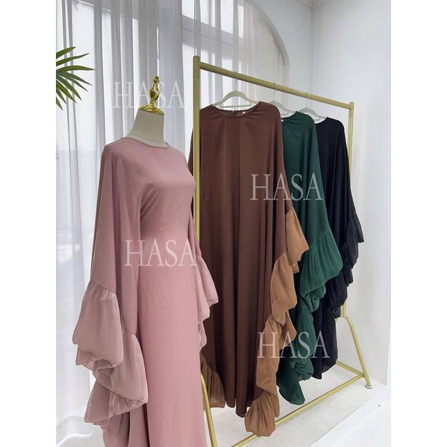 HA6473 Elegant and Graceful Heavy Stitching Lace Sleeve Robe