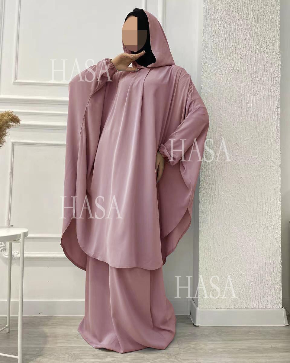 HA6583 Women's Loose Long Robe Suit