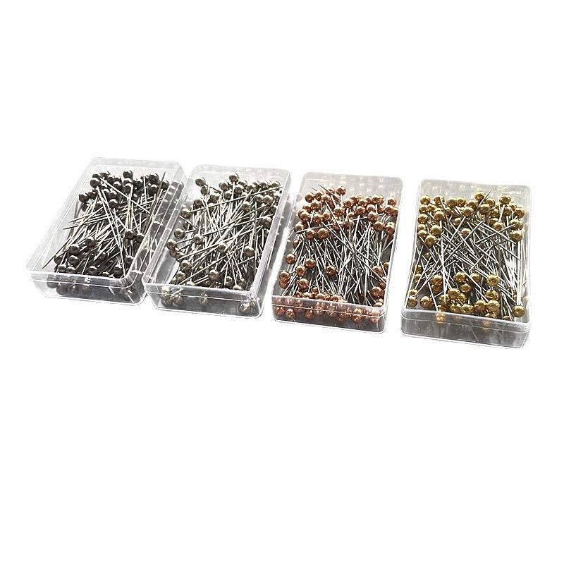 HAYA HAYA1066 100pcs/box Stainless Steel Pearl Breast Needle Scarf Button