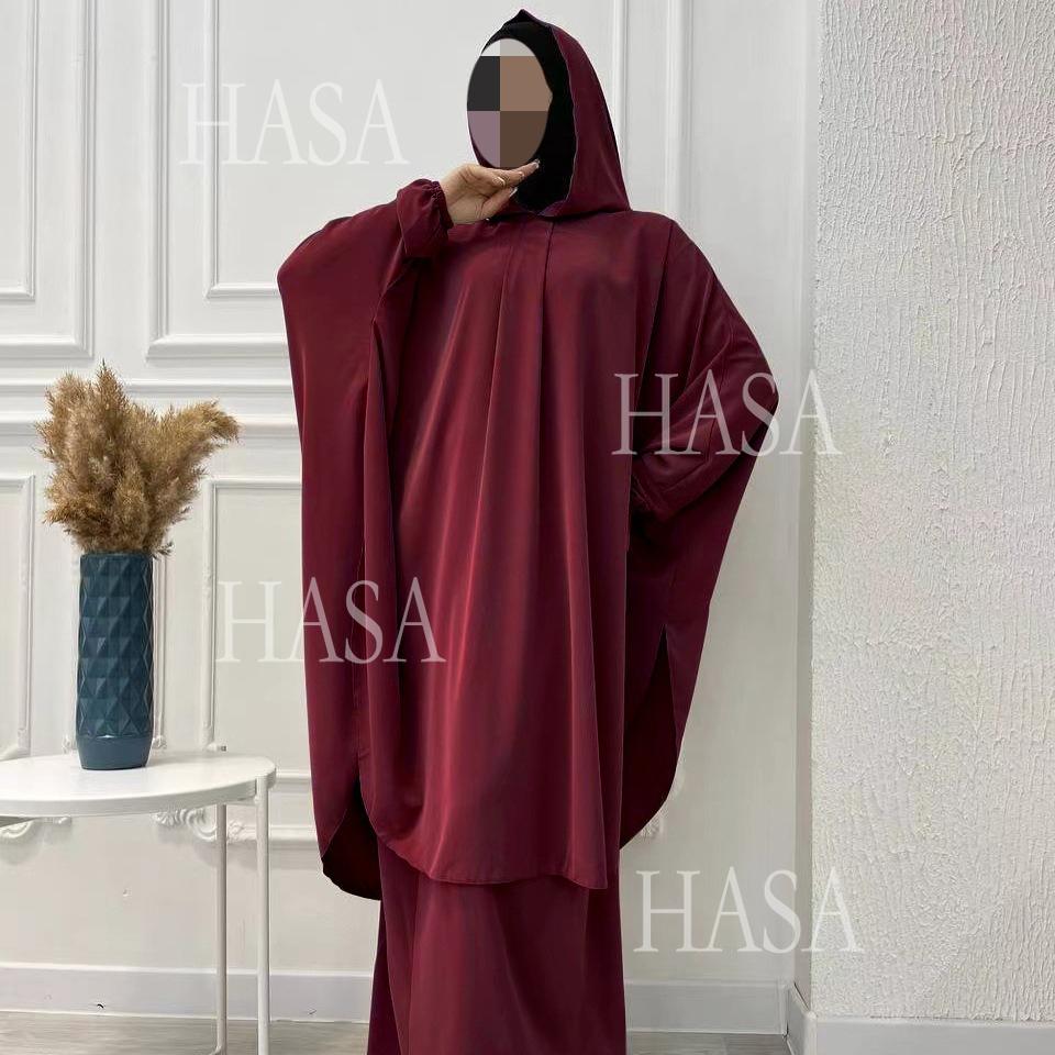HA6583 Women's Loose Long Robe Suit