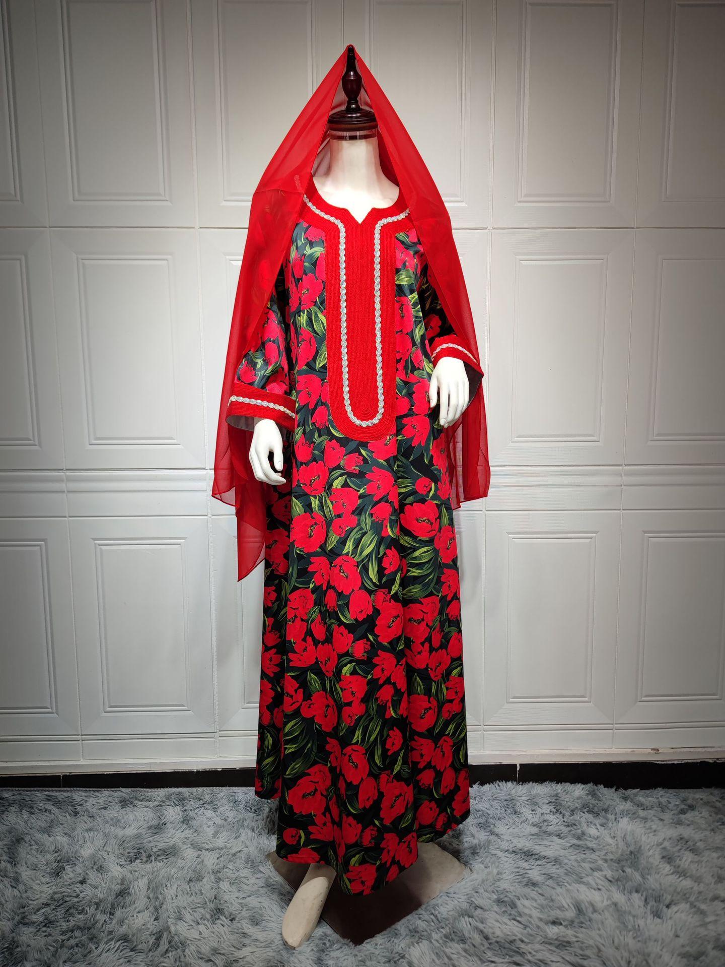 HAYA HAYA1072 Fashion New Product Hot Diamond Printed Dress