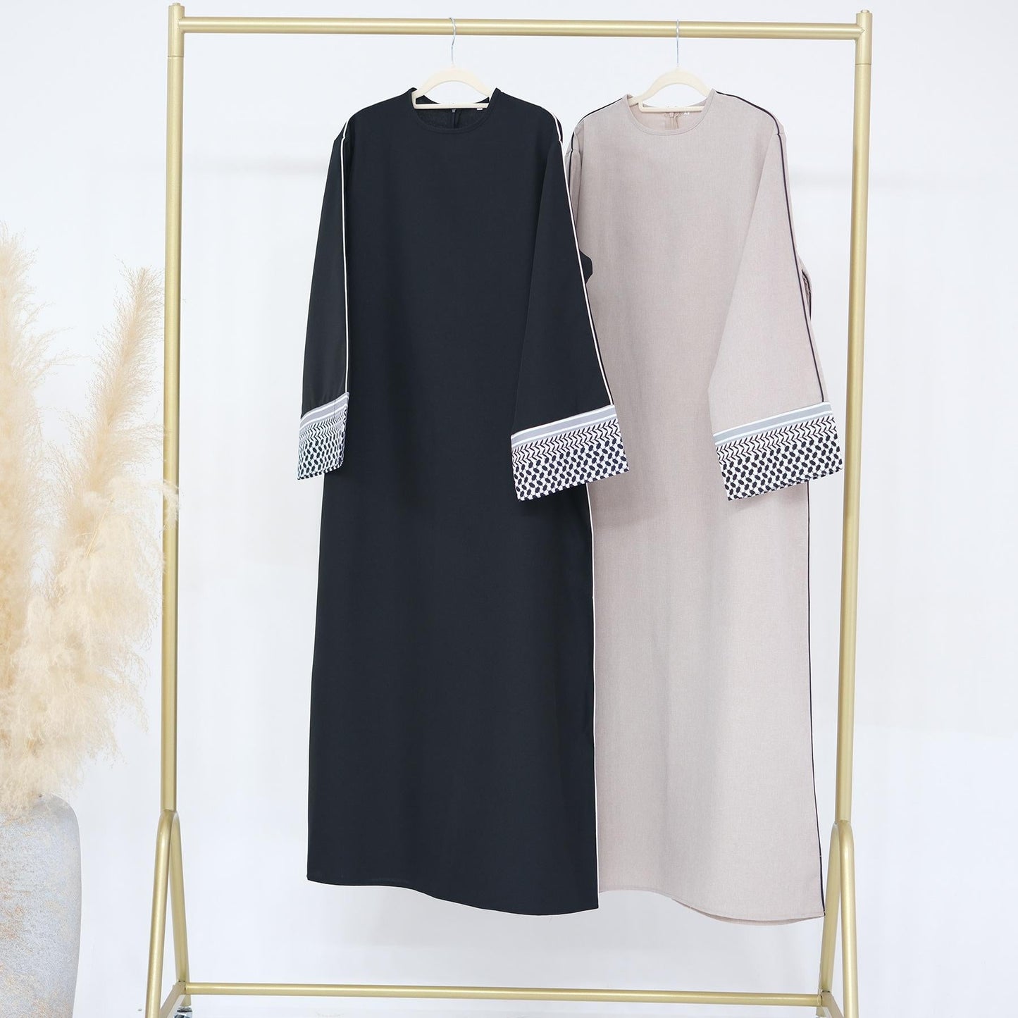 HAYA HA1181 Patchwork Elegant Abaya