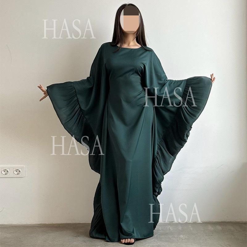 HA6473 Elegant and Graceful Heavy Stitching Lace Sleeve Robe