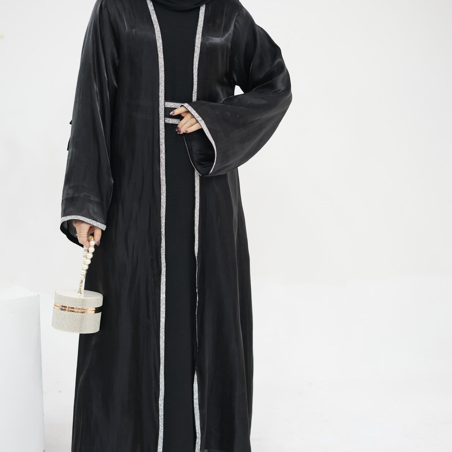 HAYA HA1184 2pcs Set Cardigan+Inner Dress