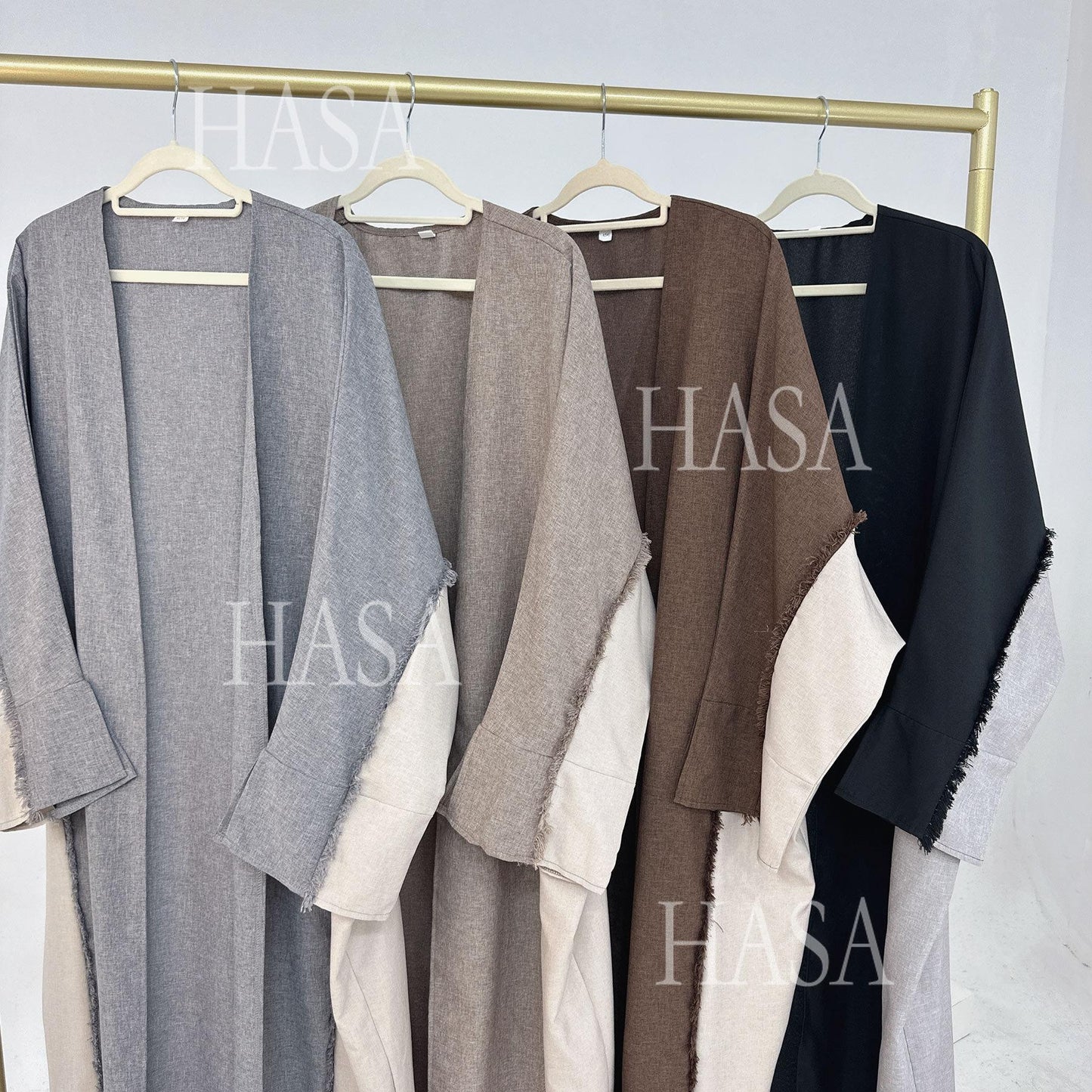 HA5606 Stylish Patchwork Robe - Cardigan and Dress (belt Pockets Only on Dress) party  wear red dress graduation  dress thick  thigh 2  part bow  outfits
