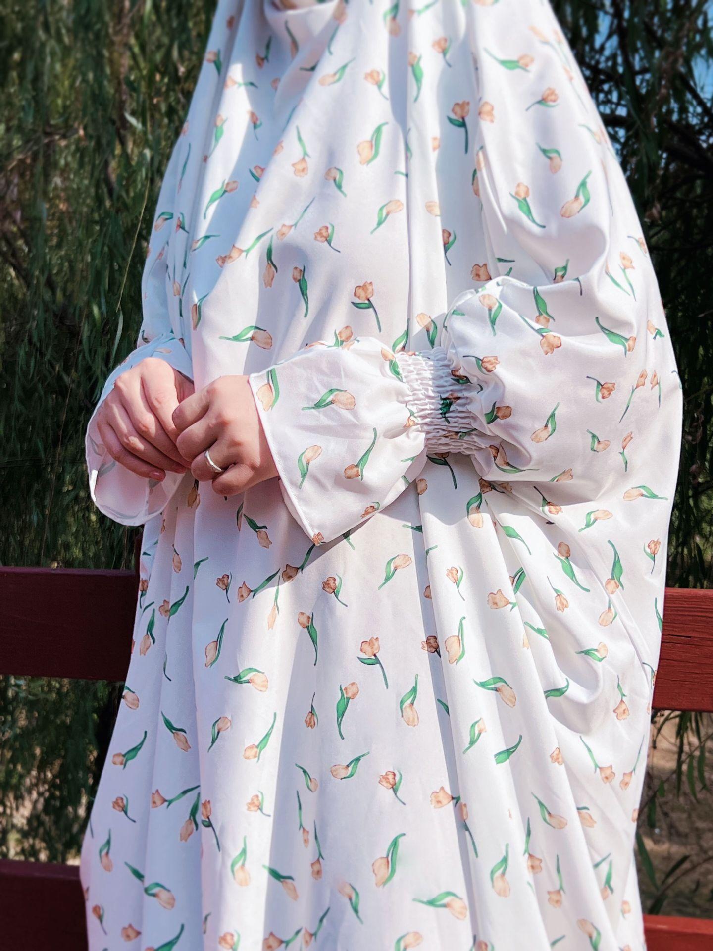 HAYA HAYA1013 Printed Dress Robe
