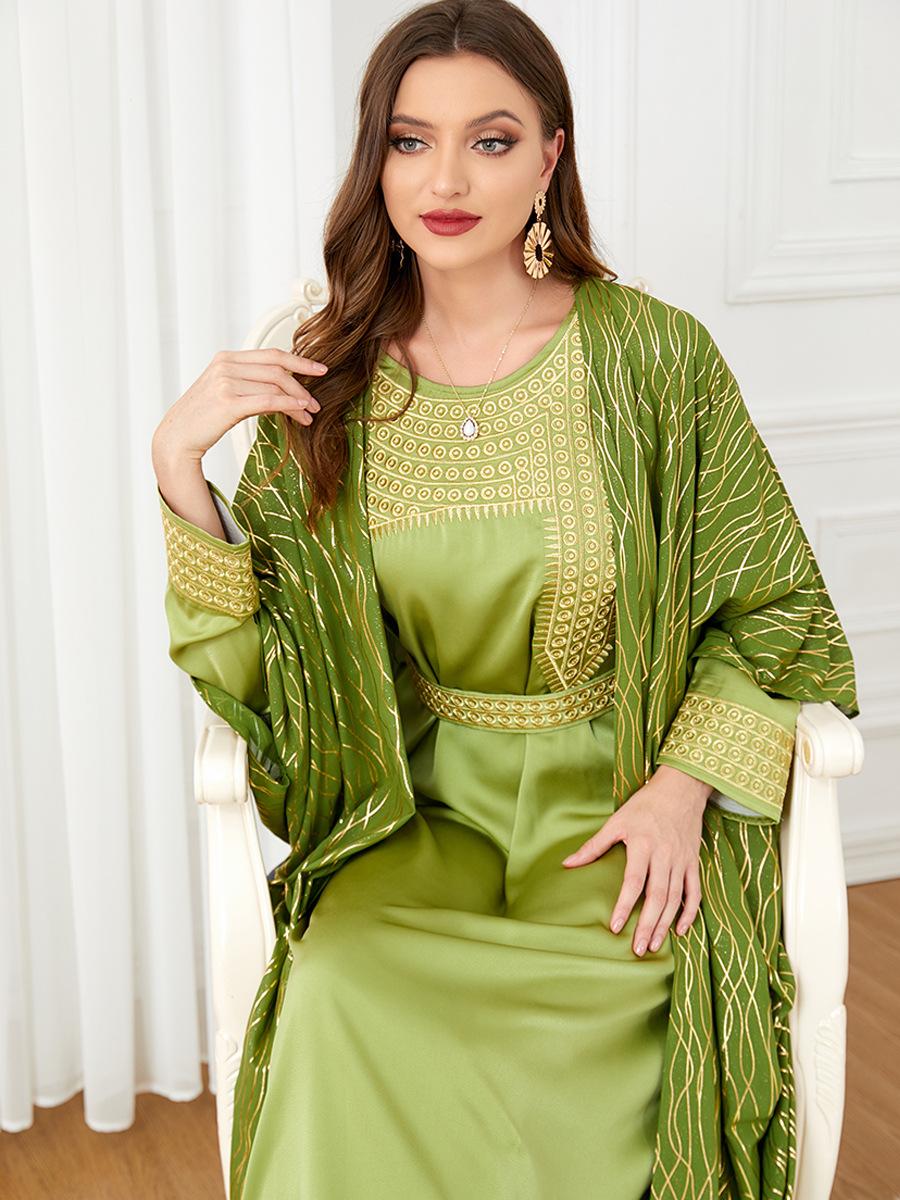 HAYA HAYA1059 2pcs Inner Dress  with Cardigan