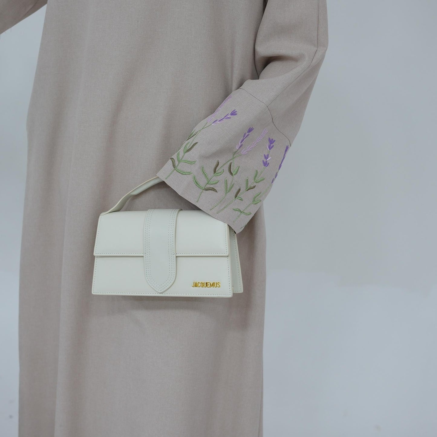 HAYA HAYA1090 Flower Embroidery Elegant Dress