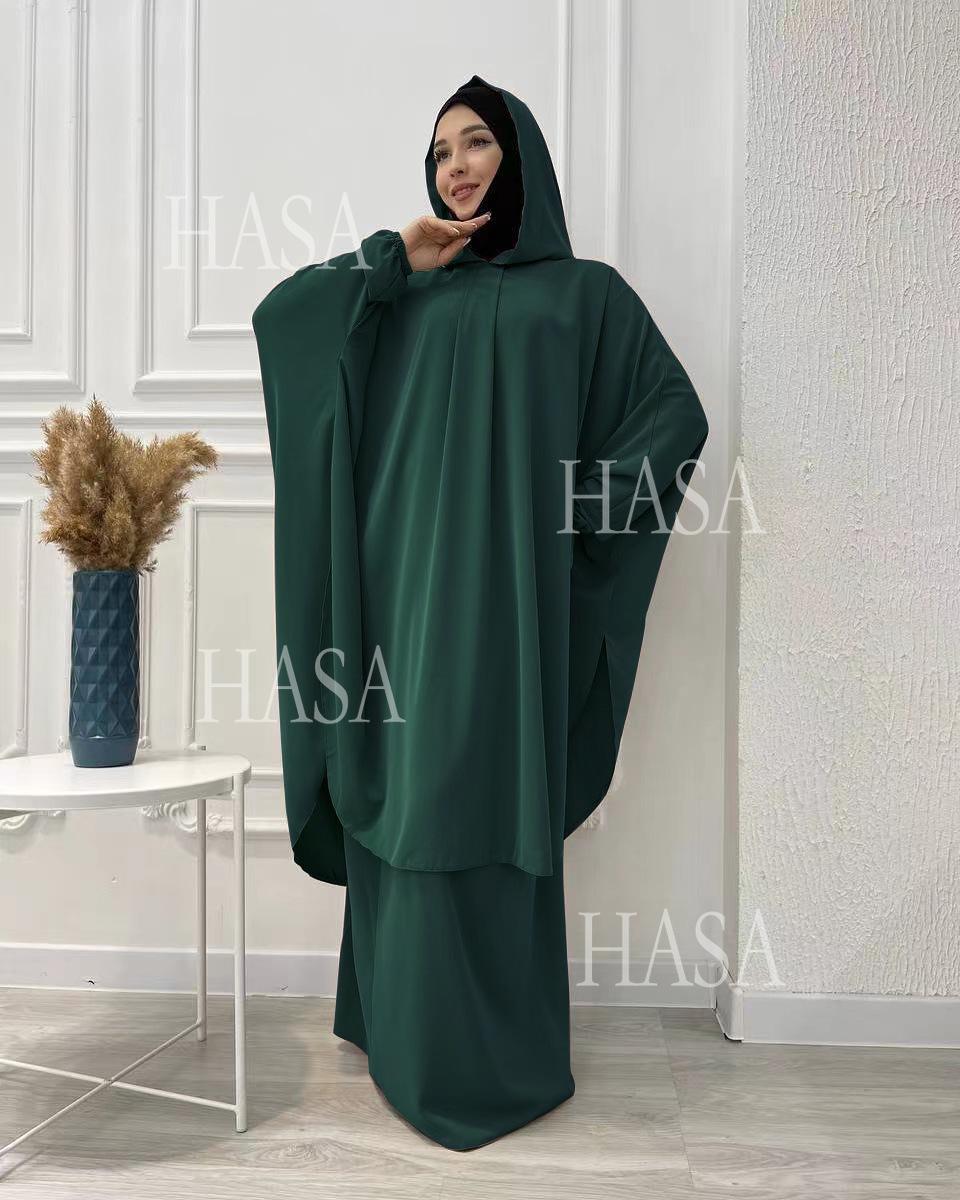 HA6583 Women's Loose Long Robe Suit