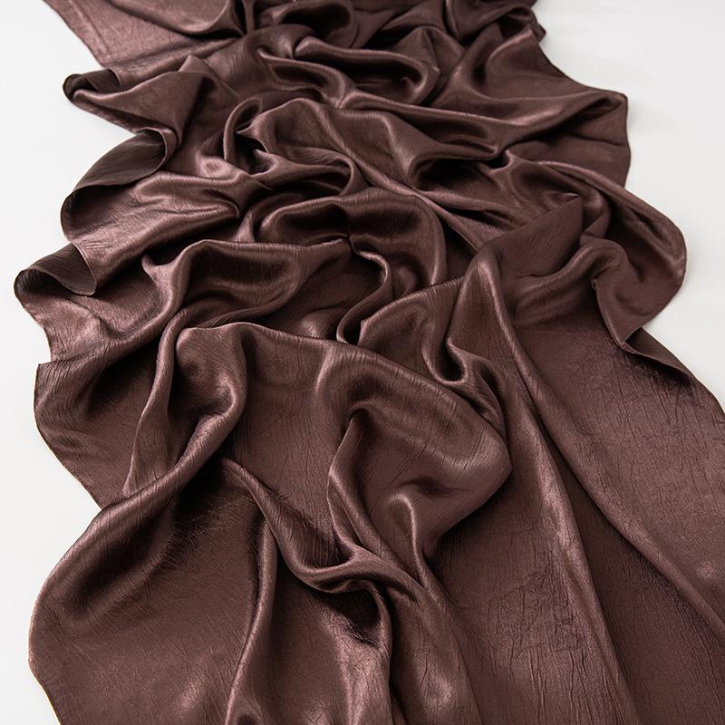 HAYA HA1104 Silk Smooth Headband Shawl Solid Color Headband