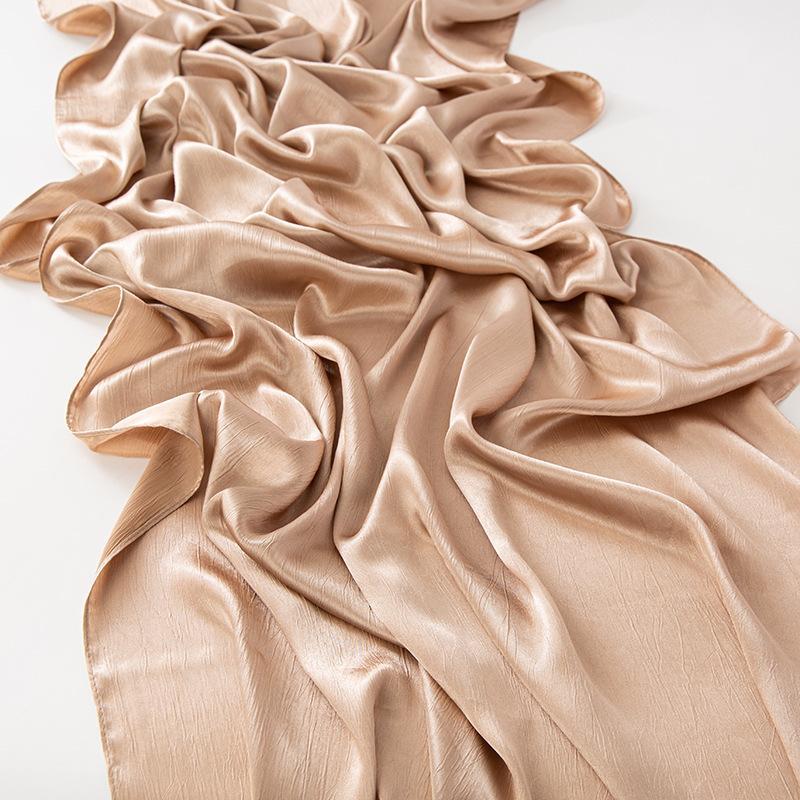HAYA HA1104 Silk Smooth Headband Shawl Solid Color Headband