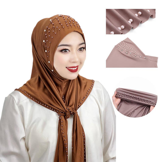 HAYA HA1109 Shawl Ladies Solid Color Scarf