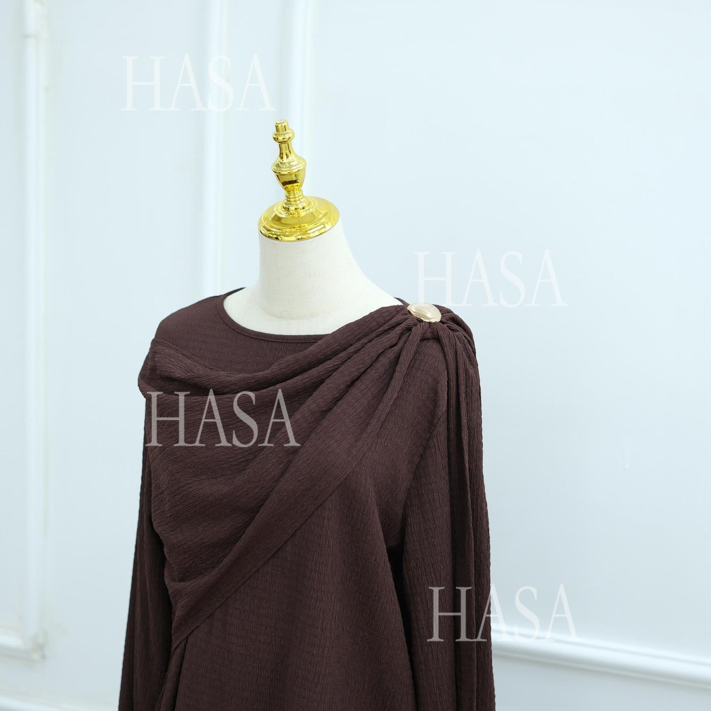 HA6568 Solid Color Design Top + Pants Two-piece Set for Daily Personality Wear