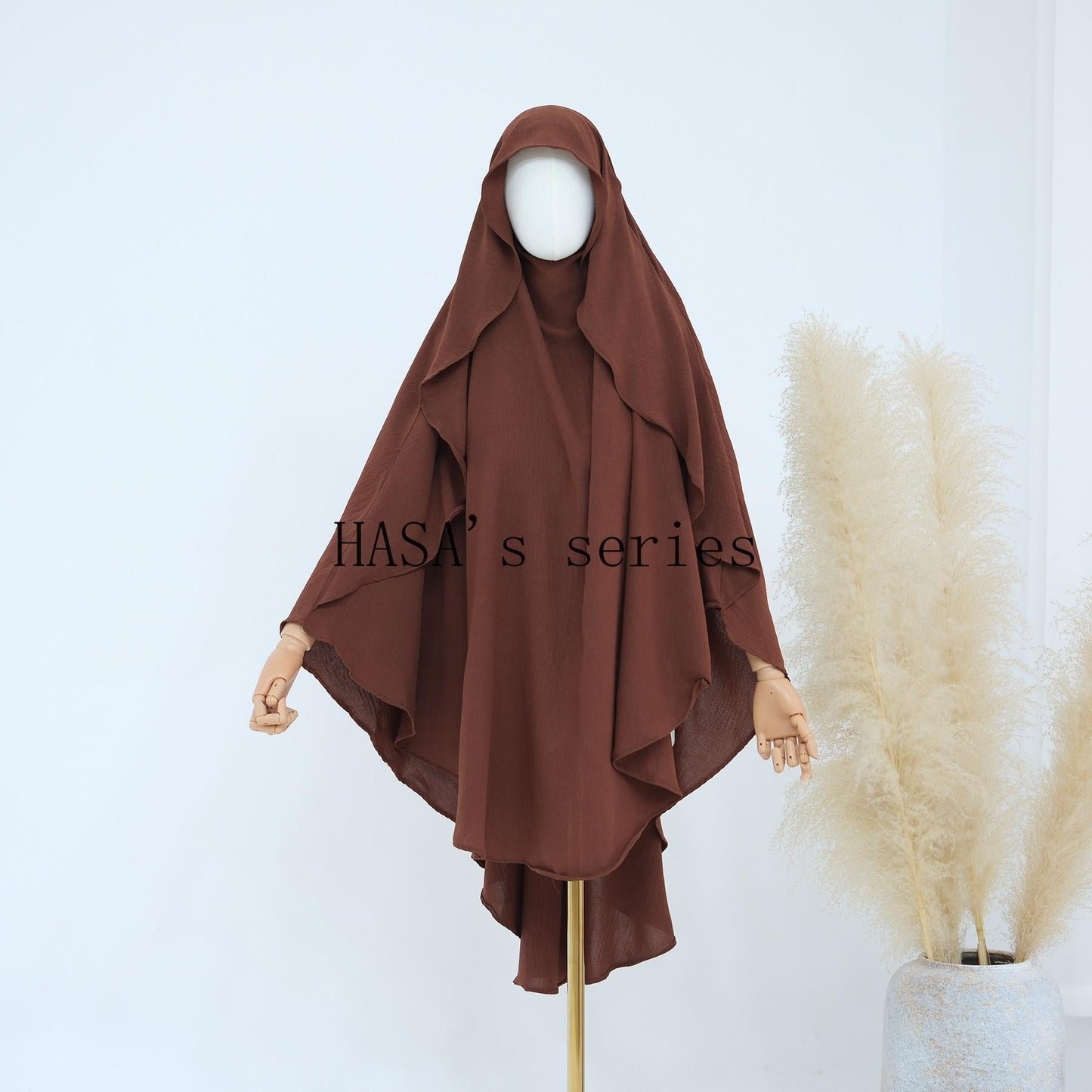 HA5441 Premium Multi-Color Solid Bandana - Loose Shawl Style circle  hijab