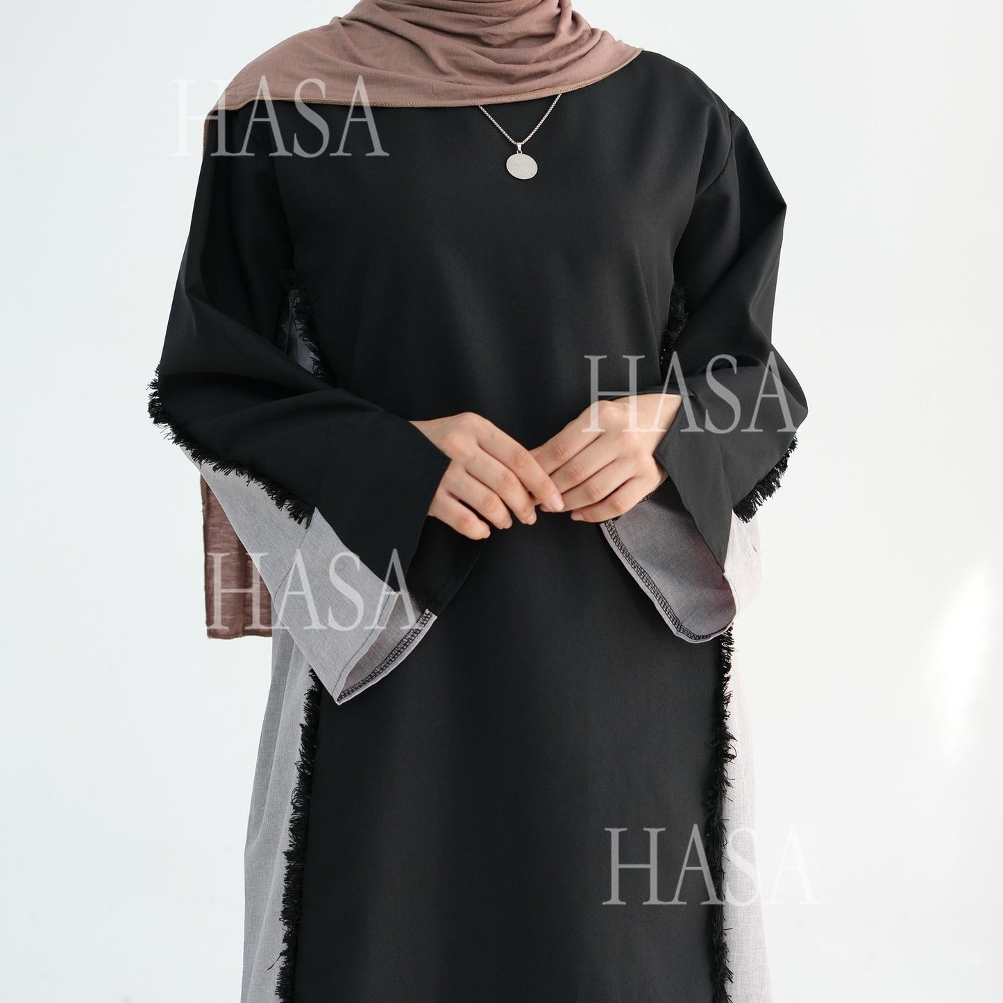 HA5606 Stylish Patchwork Robe - Cardigan and Dress (belt Pockets Only on Dress) party  wear red dress graduation  dress thick  thigh 2  part bow  outfits
