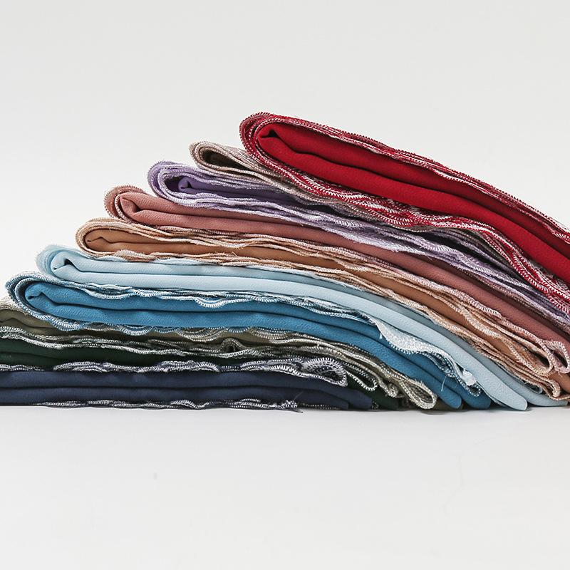 HAYA HA1124 Chiffon Fashion Lace Scarf