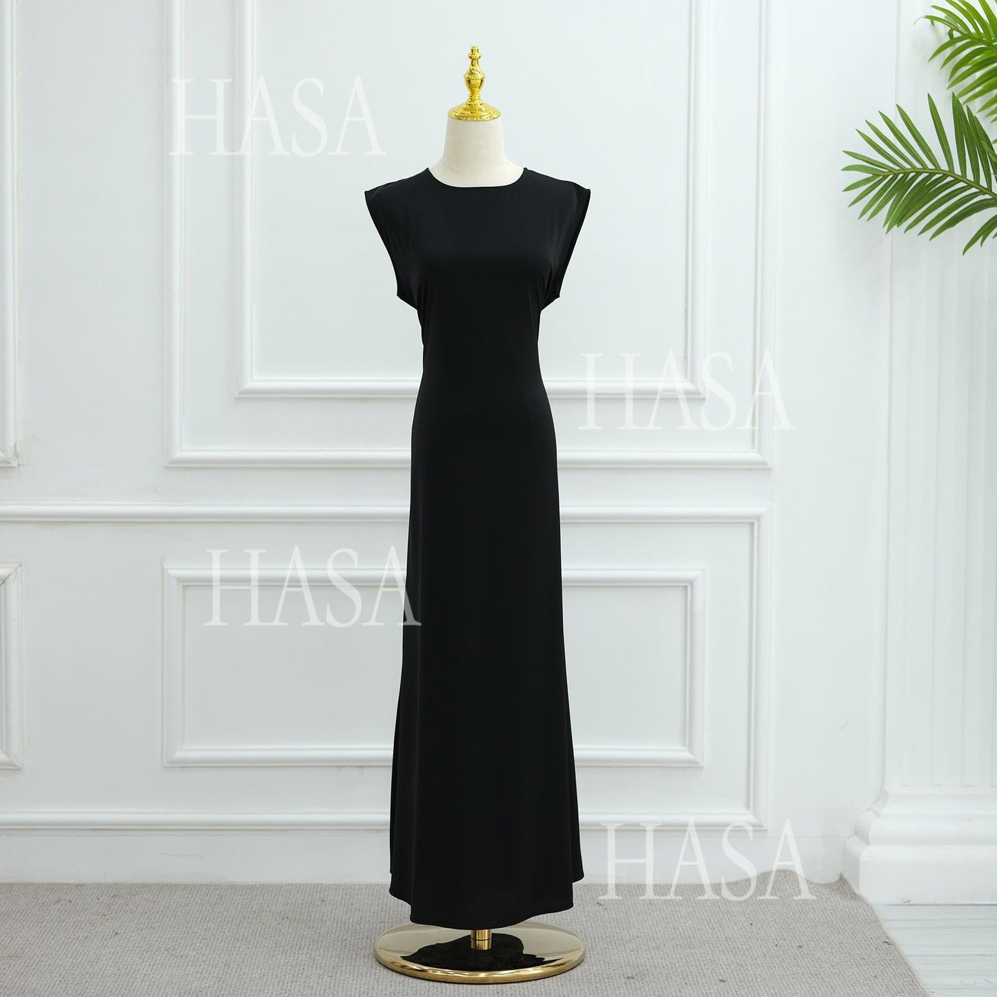 HA6529 Embroidered cardigan robe with headscarf, optional inner wear combination