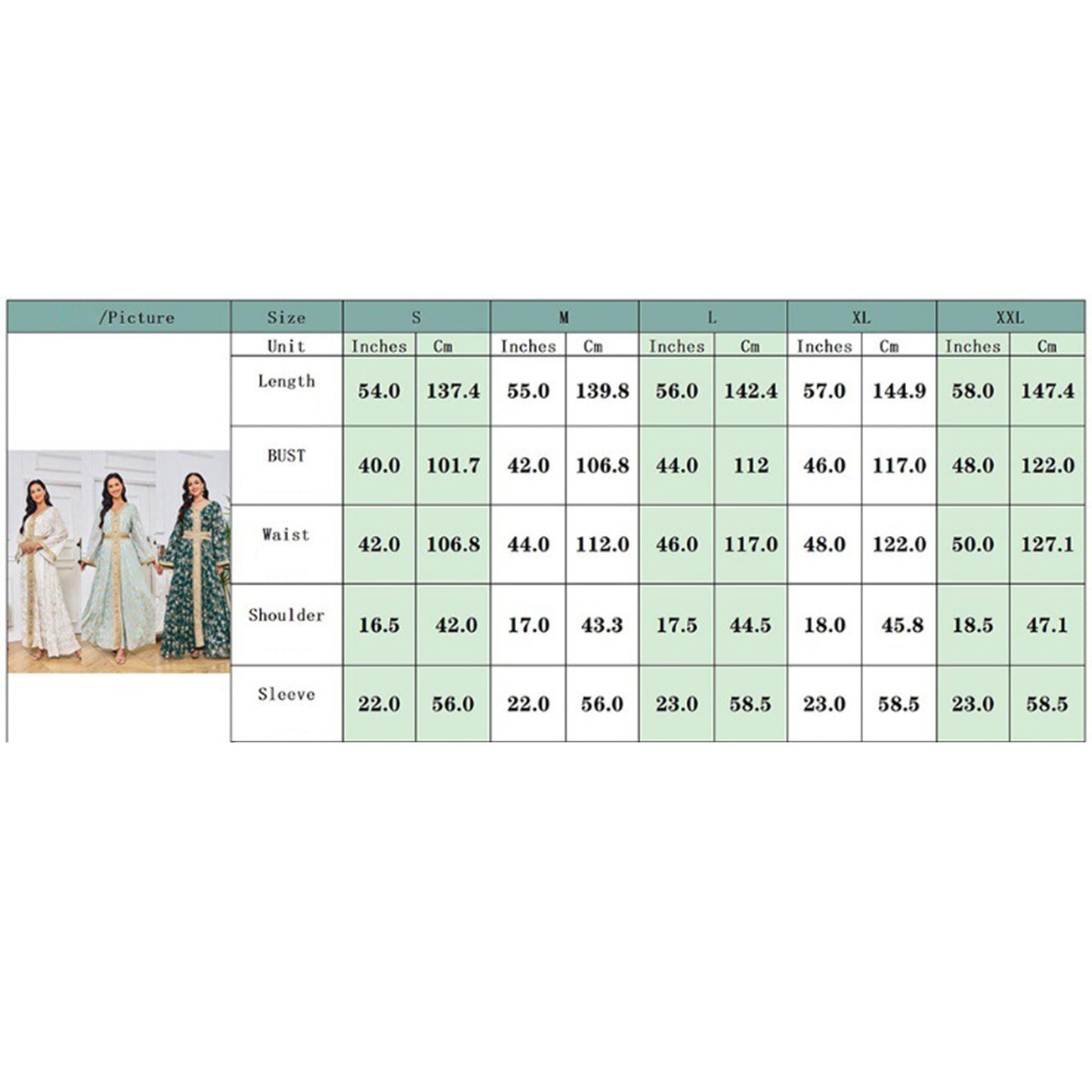 HA1249 Elegant Floral Abaya with Golden Detailing